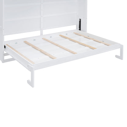 Murphy Modern Bed With Top Cabinets For Space Saving And Comfort - The Sleep Loft - Online Mattress Showroom NYC