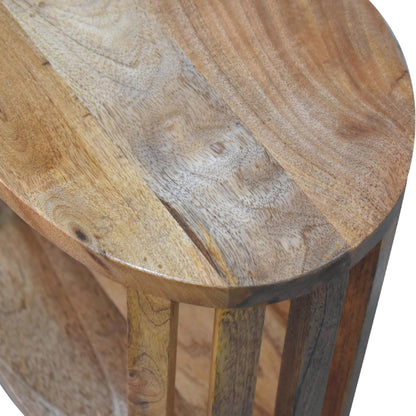 Ariella - Single Shelf Nightstand - Oak - The Sleep Loft - Online Mattress Showroom NYC