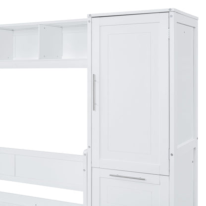Space Saving Murphy Wall Bed With Closet And Drawers - The Sleep Loft - Online Mattress Showroom NYC