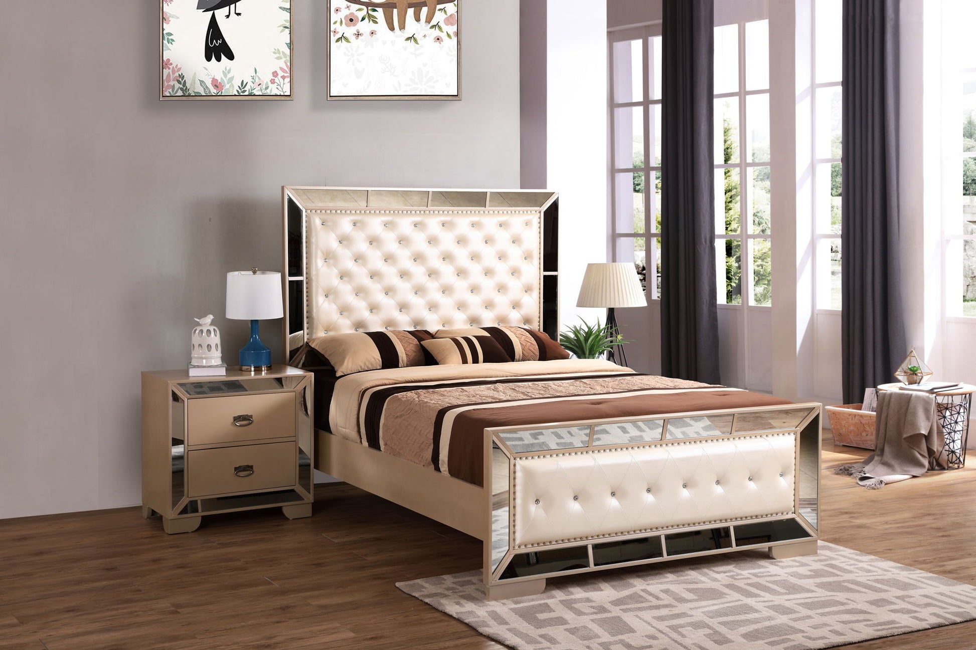 Stylish Contemporary Bed With Minimalist Design - The Sleep Loft - Online Mattress Showroom NYC