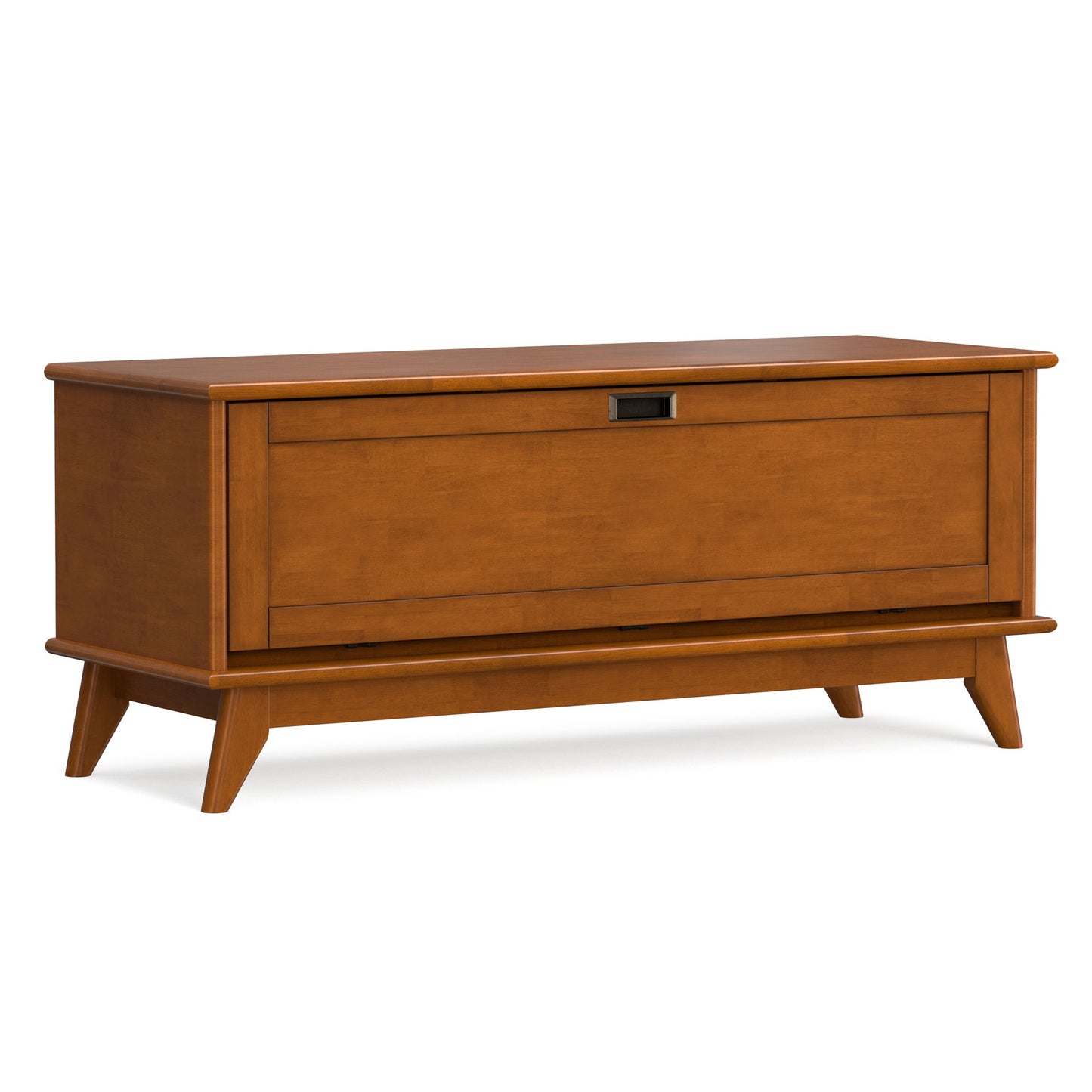 Draper - Flip Down Storage Bench - Teak - The Sleep Loft - Online Mattress Showroom NYC