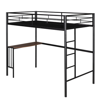 Bunk Bed With Desk, Ladder And Quality Slats For Bedroom - The Sleep Loft - Online Mattress Showroom NYC