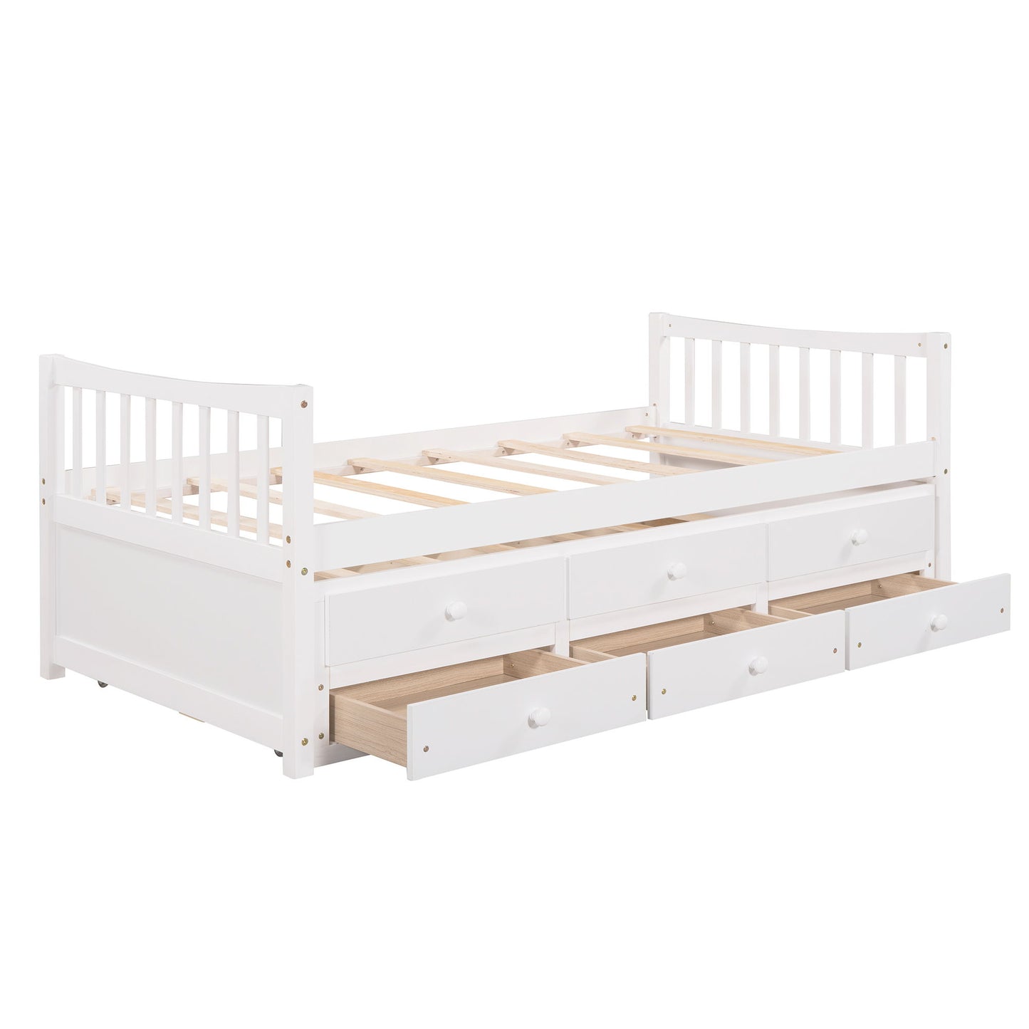 Twin Size Daybed With Trundle And Drawers - The Sleep Loft - Online Mattress Showroom NYC