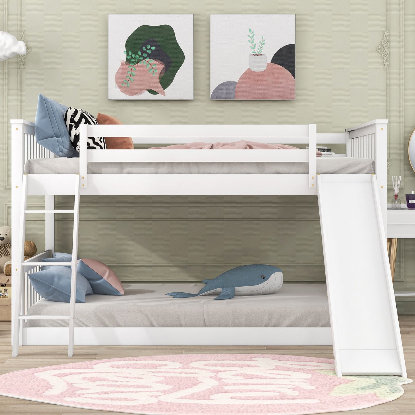Bunk Bed & Convertible Slide And Ladder - The Sleep Loft - Online Mattress Showroom NYC