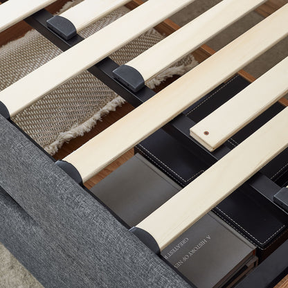 Daybed With Trundle And Storage Drawers, Flat Arms With Pocket - The Sleep Loft - Online Mattress Showroom NYC