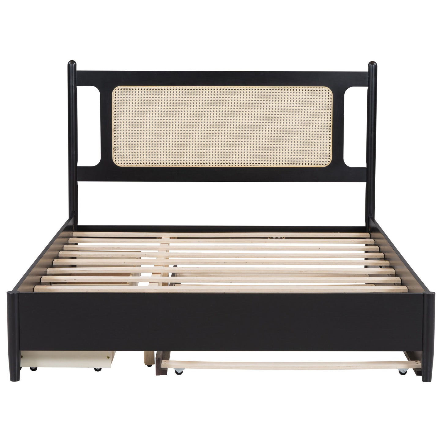 Platform Bed With 2 Big Drawers & Trundle - The Sleep Loft - Online Mattress Showroom NYC