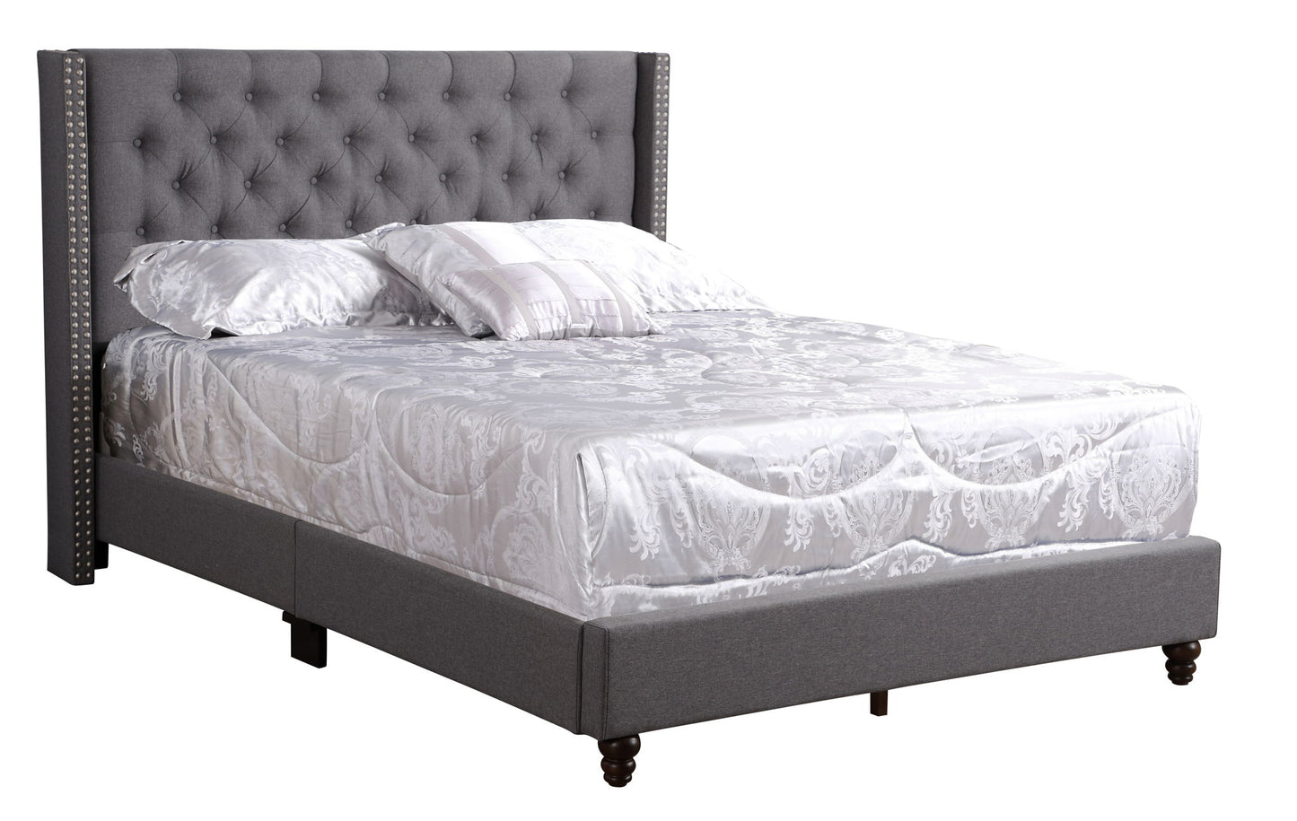 Nailhead Bed Transitional Vibrant - The Sleep Loft - Online Mattress Showroom NYC
