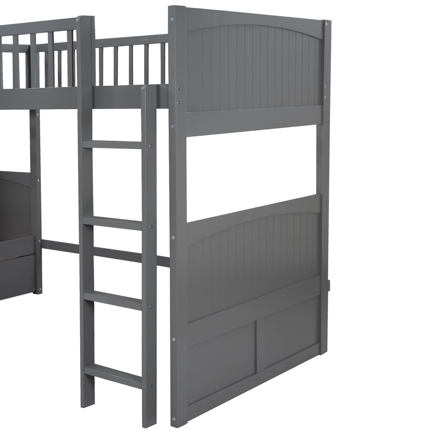 Bunk Bed With Loft And 2 Drawers - The Sleep Loft - Online Mattress Showroom NYC