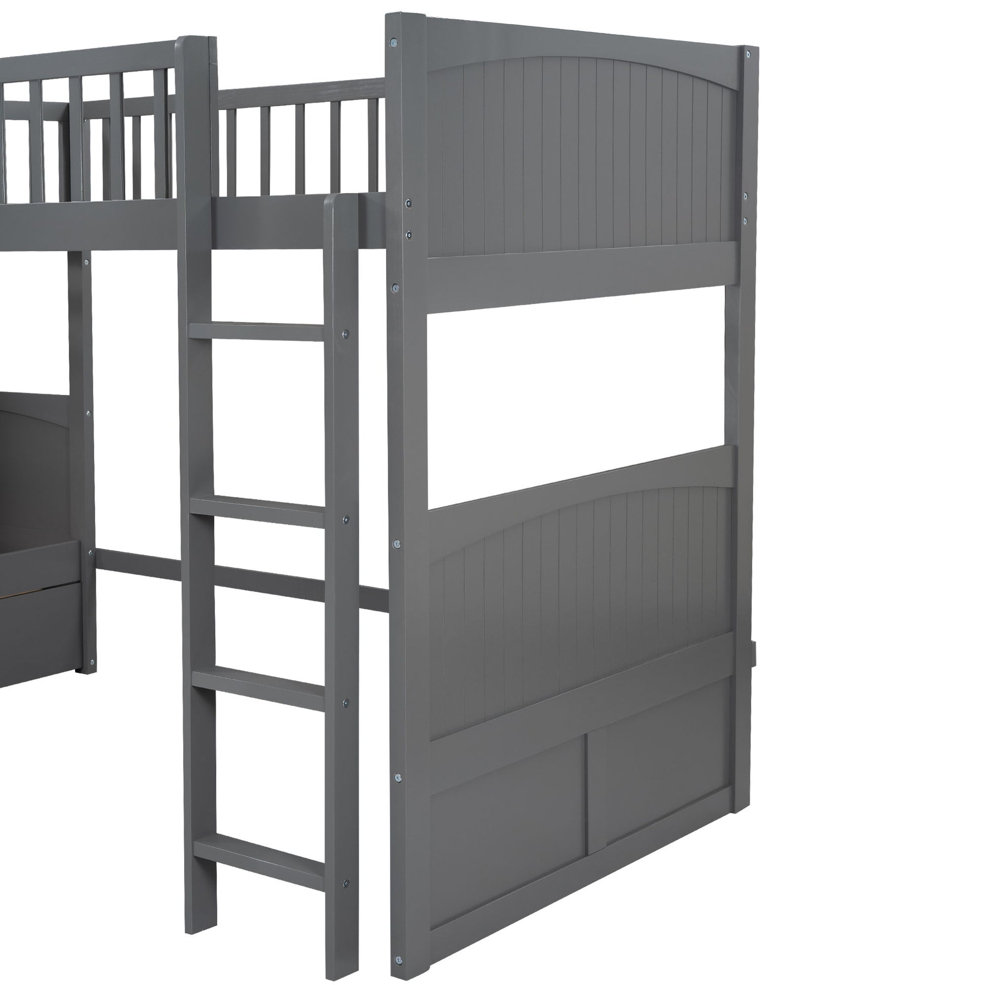 Bunk Bed With Loft And 2 Drawers - The Sleep Loft - Online Mattress Showroom NYC