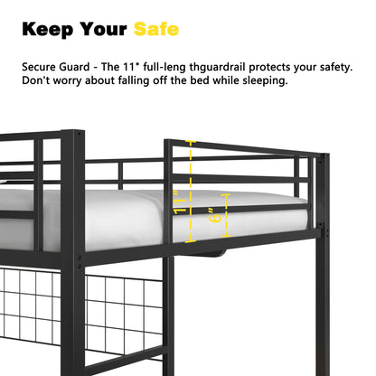 Ethan - Bunk Bed With Desk, Charging Station, Storage Shelves - The Sleep Loft - Online Mattress Showroom NYC