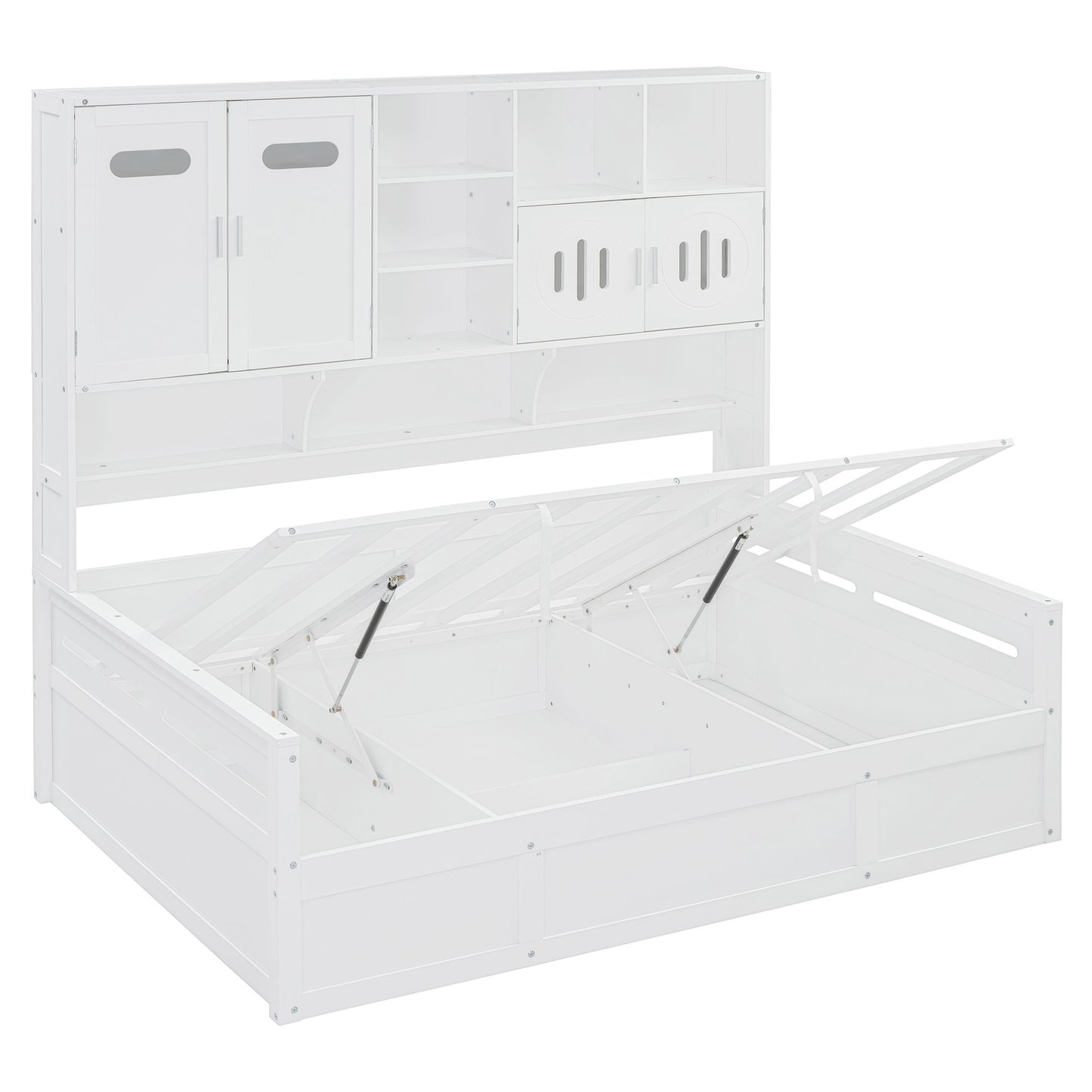 Daybed With All-In-One Cabinet And Shelf - The Sleep Loft - Online Mattress Showroom NYC