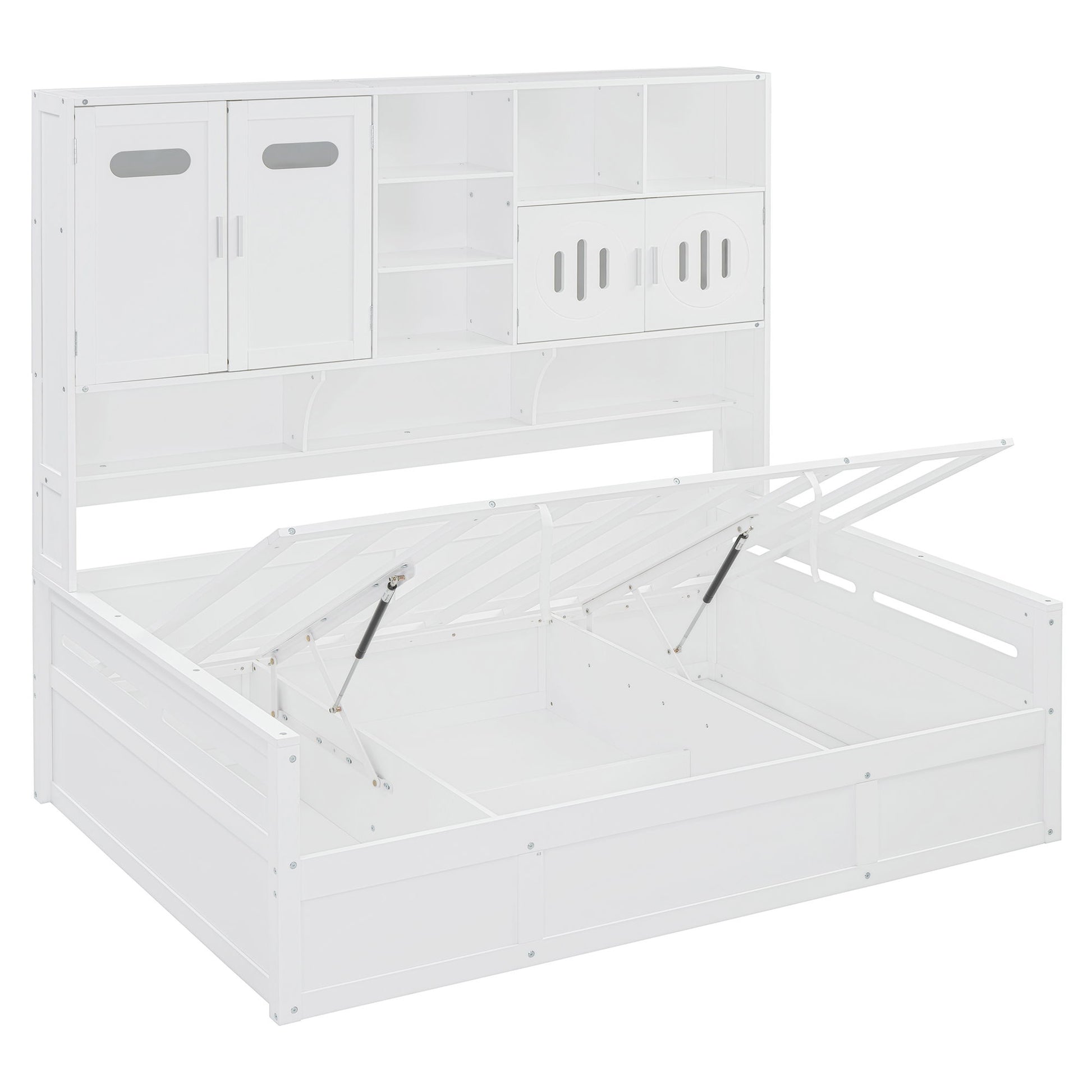 Daybed With All-In-One Cabinet And Shelf - The Sleep Loft - Online Mattress Showroom NYC