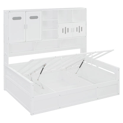 Daybed With All-In-One Cabinet And Shelf - The Sleep Loft - Online Mattress Showroom NYC