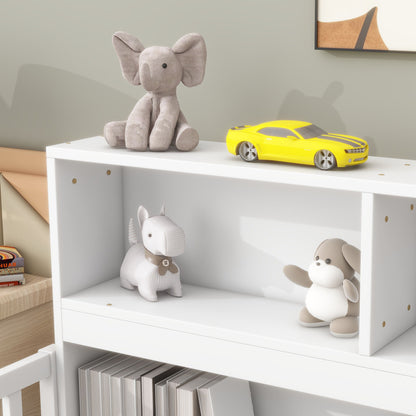 Floor Bed With Bedside Bookcase, Shelves, Guardrails - The Sleep Loft - Online Mattress Showroom NYC