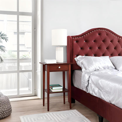 High Quality Wood Nightstand - The Sleep Loft - Online Mattress Showroom NYC