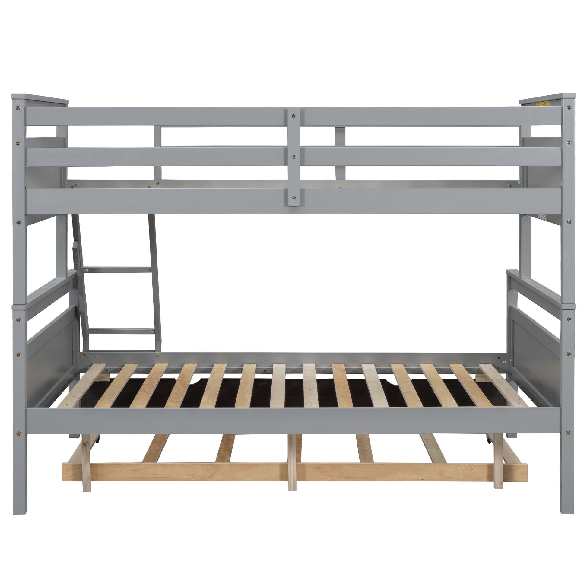 Bunk Bed With Ladder And Safety Guardrail - The Sleep Loft - Online Mattress Showroom NYC