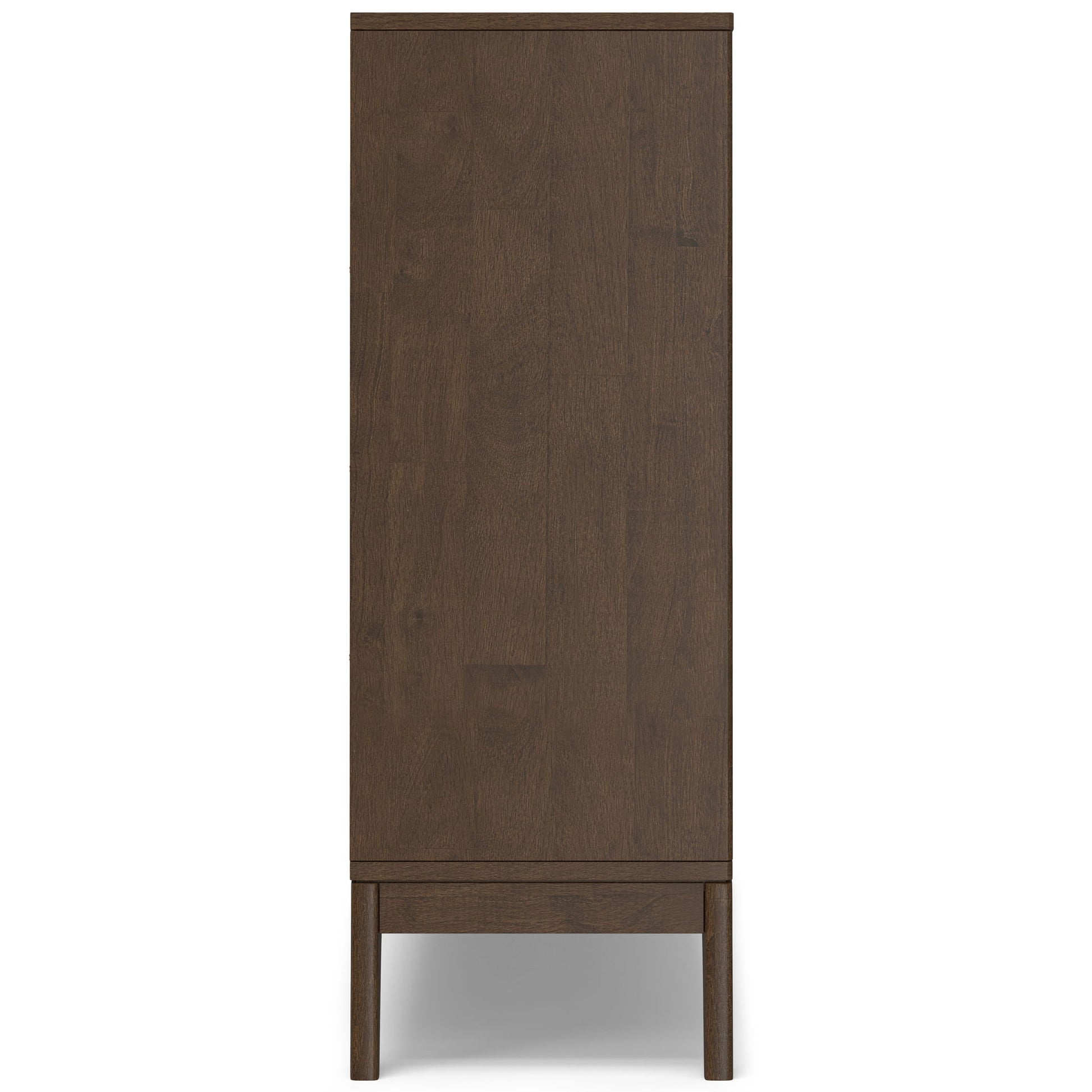 Harper - Low 6 Cube Storage With Drawers - Walnut Brown - The Sleep Loft - Online Mattress Showroom NYC