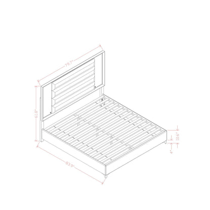 Star - Bed With LED Modern Design - The Sleep Loft - Online Mattress Showroom NYC