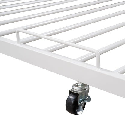 Platform Bed Frame With Trundle, USB Ports And Slat Support, No Box Spring Needed - The Sleep Loft - Online Mattress Showroom NYC