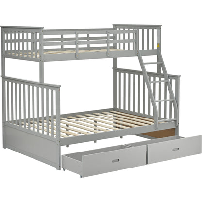 Bunk Bed With Ladder, And Safety Guard Rails - The Sleep Loft - Online Mattress Showroom NYC