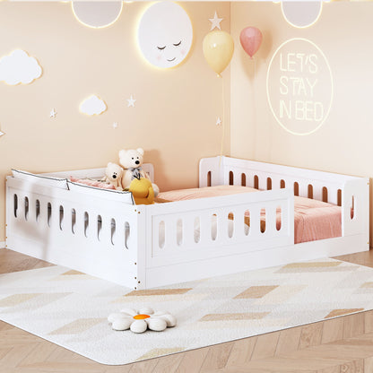 Platform Bed With Guardrail - The Sleep Loft - Online Mattress Showroom NYC