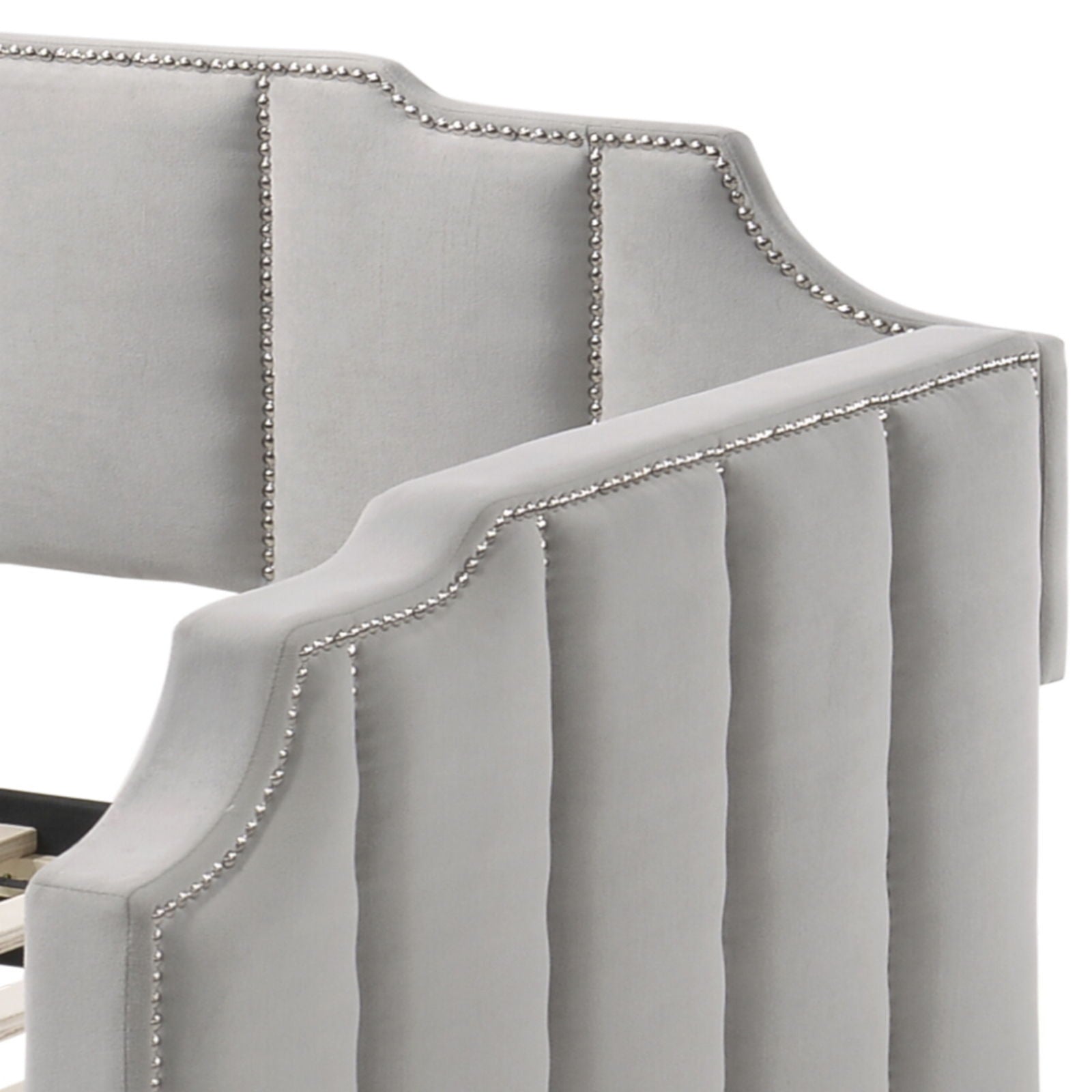 Peridot - Twin Daybed With Trundle - Dove Gray - The Sleep Loft - Online Mattress Showroom NYC