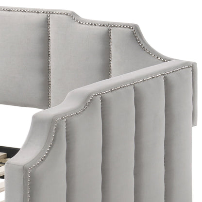 Peridot - Twin Daybed With Trundle - Dove Gray - The Sleep Loft - Online Mattress Showroom NYC