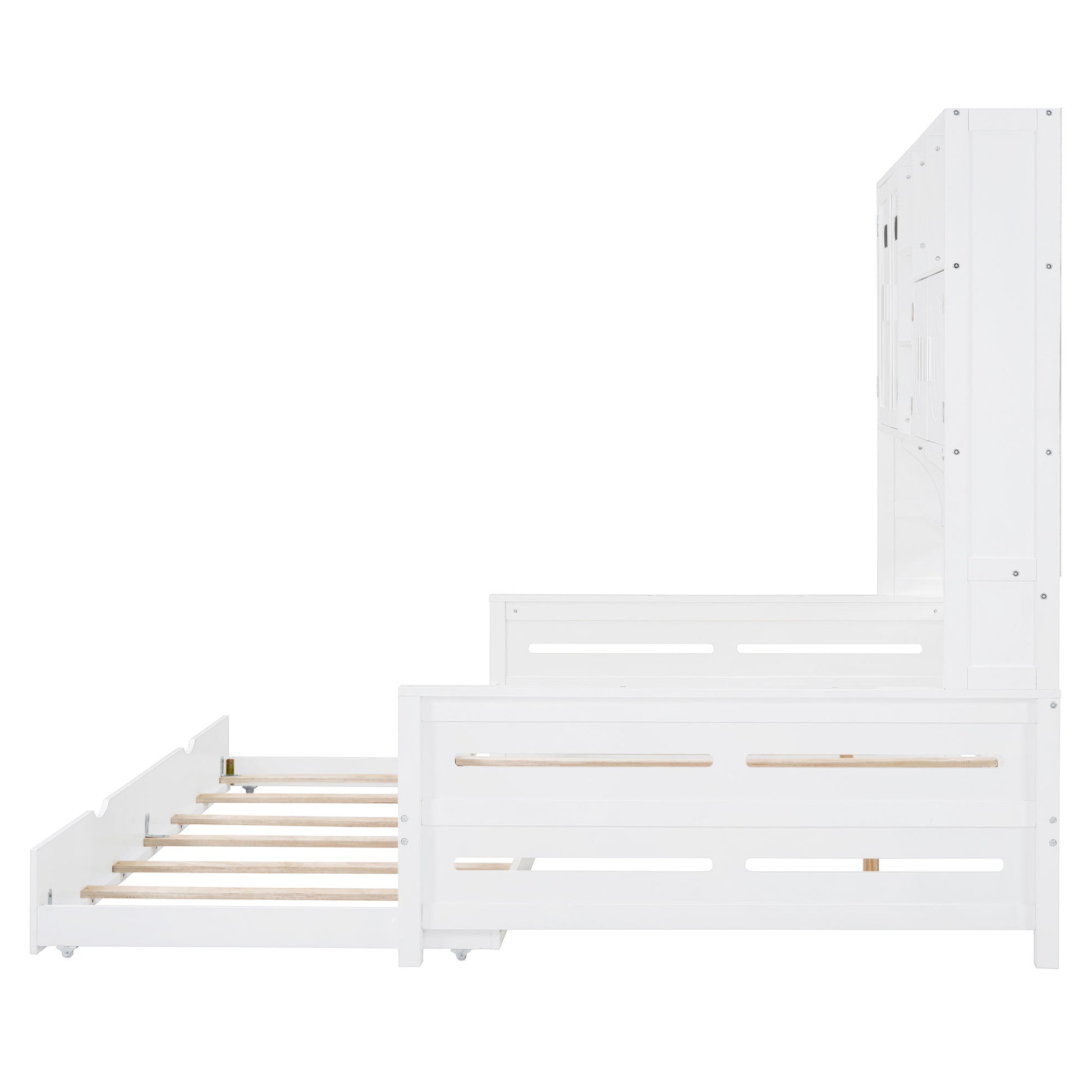 Daybed With All-In-One Cabinet And Shelf - The Sleep Loft - Online Mattress Showroom NYC