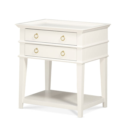 Carmona - 2 Drawer Tray Top Nightstand Pulls - The Sleep Loft - Online Mattress Showroom NYC