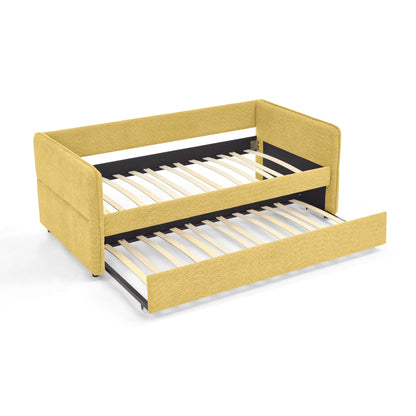 Upholstered Daybed With Pop Up Trundle - The Sleep Loft - Online Mattress Showroom NYC