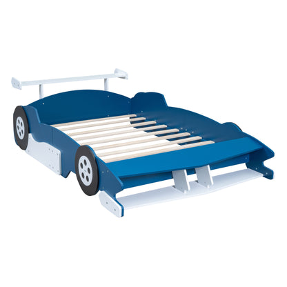 Race Car-Shaped Platform Bed With Wheels - The Sleep Loft - Online Mattress Showroom NYC