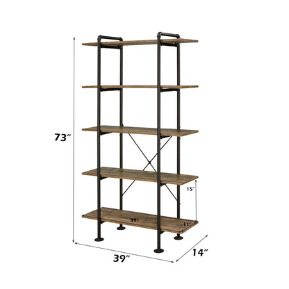 Nefo - Bookshelf - Oak - The Sleep Loft - Online Mattress Showroom NYC