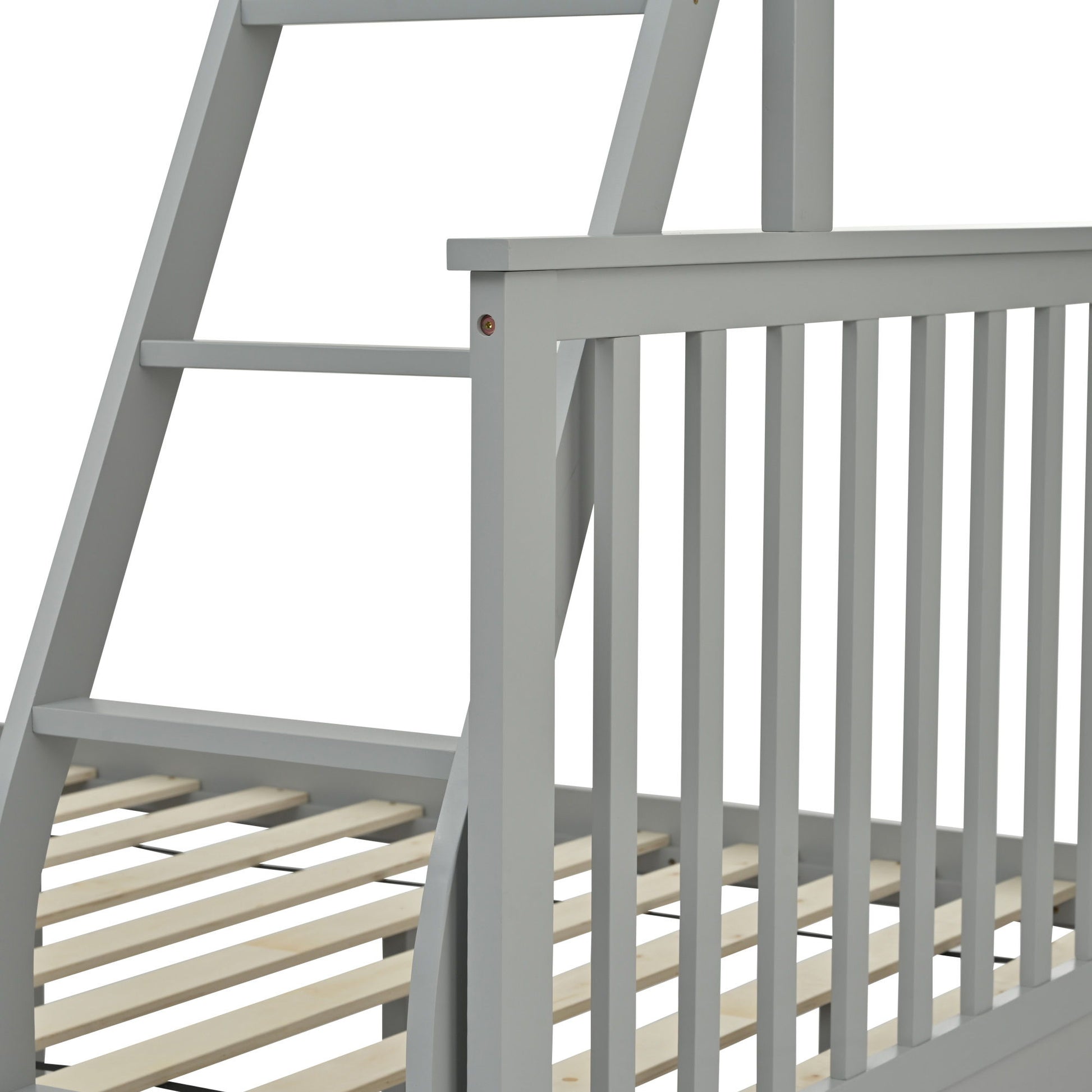 Bunk Bed With Ladder, And Safety Guard Rails - The Sleep Loft - Online Mattress Showroom NYC