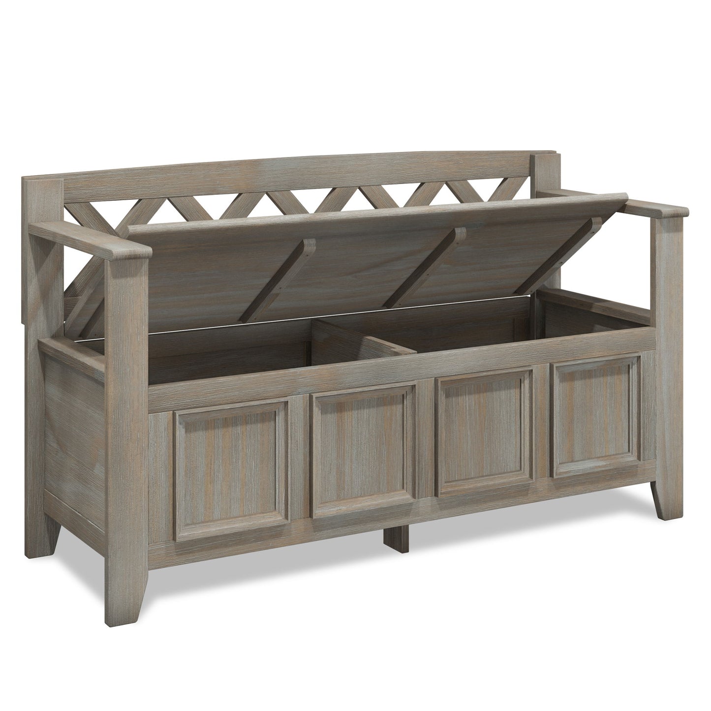 Amherst - Handcrafted Entryway Storage Bench - The Sleep Loft - Online Mattress Showroom NYC