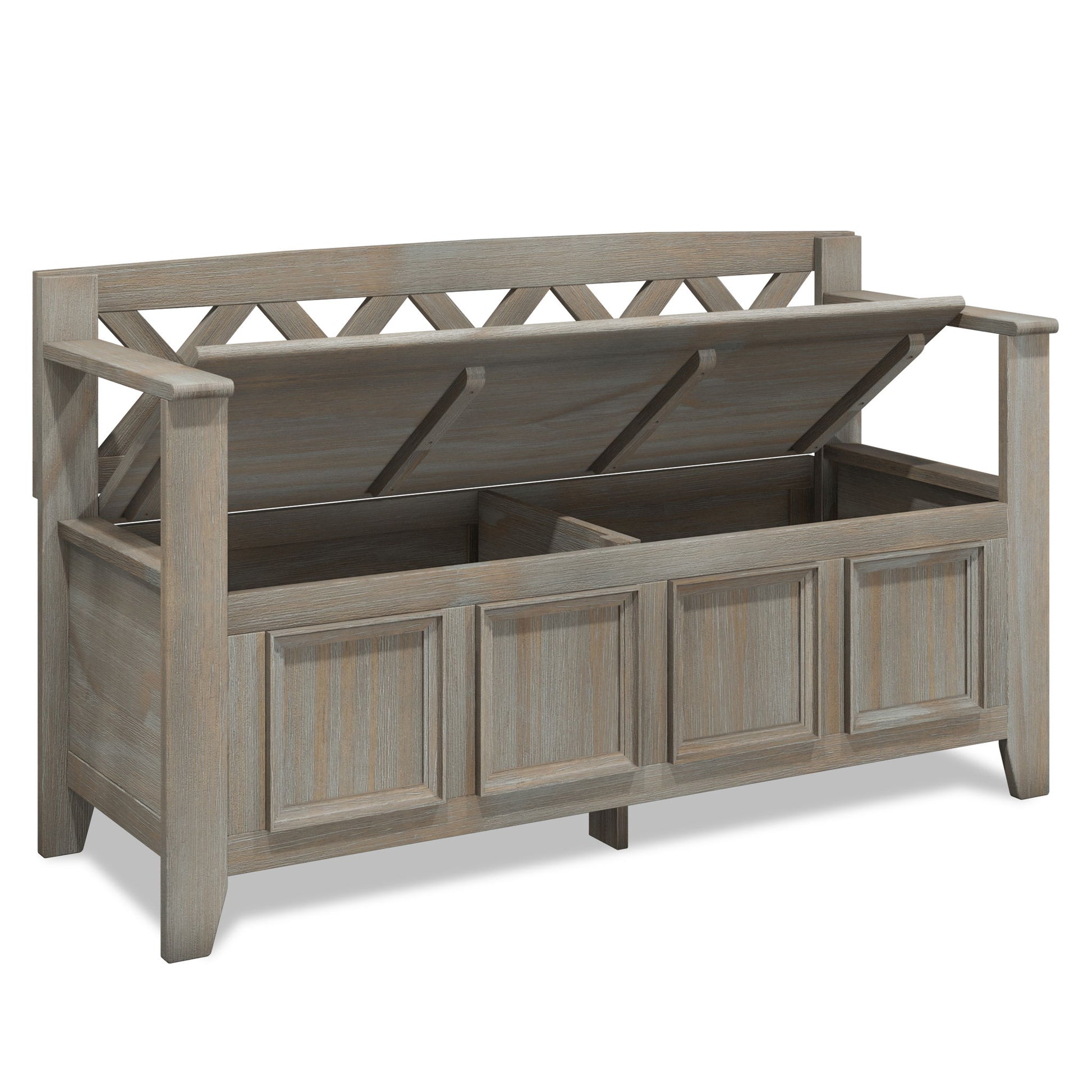 Amherst - Handcrafted Entryway Storage Bench - The Sleep Loft - Online Mattress Showroom NYC