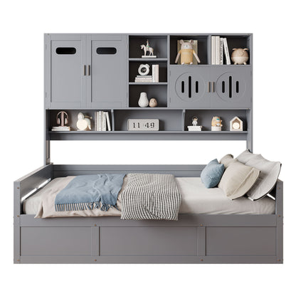 Daybed With All-In-One Cabinet And Shelf - The Sleep Loft - Online Mattress Showroom NYC