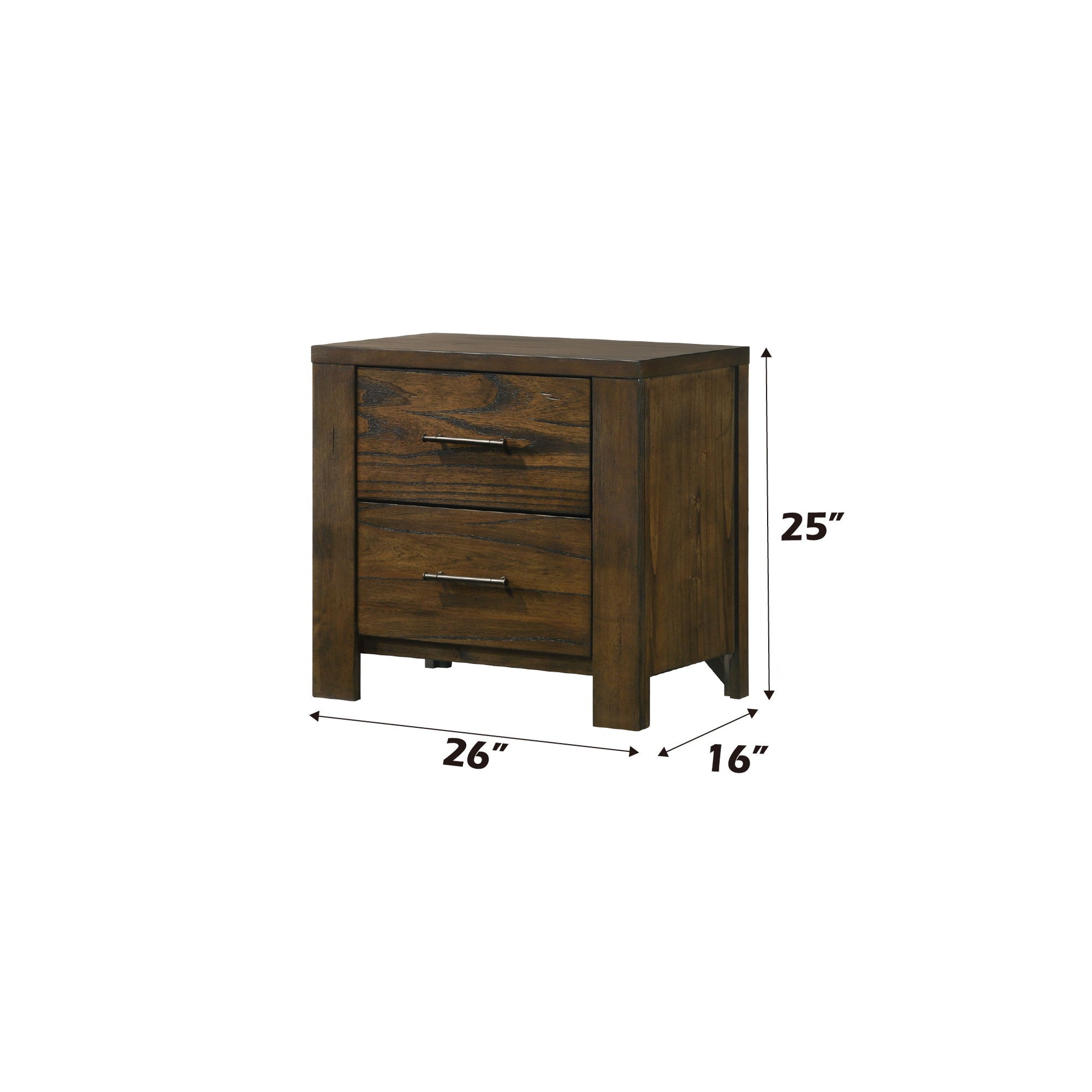Merrilee - Nightstand - Oak - The Sleep Loft - Online Mattress Showroom NYC