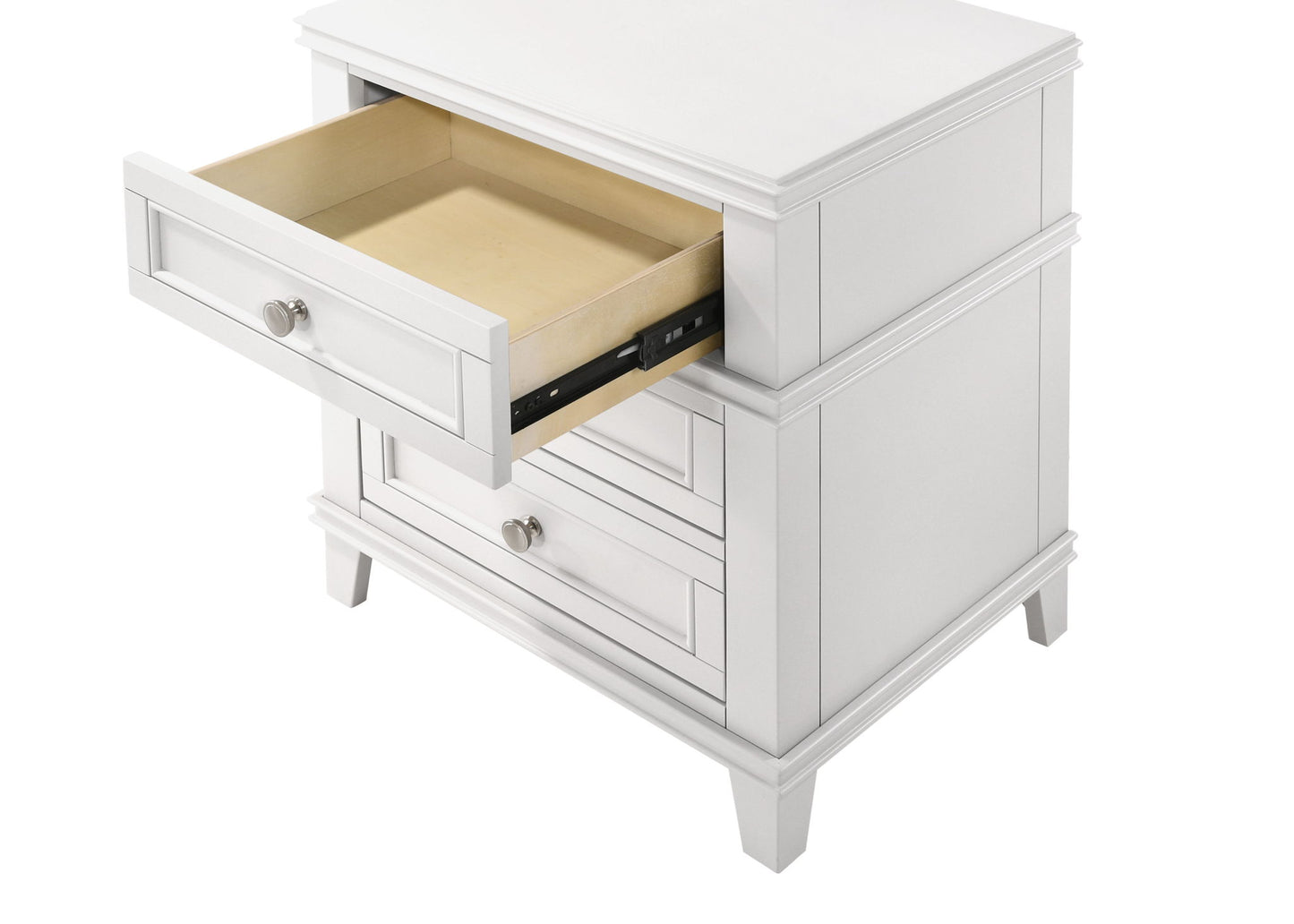 3 Drawer Nightstand With USB - The Sleep Loft - Online Mattress Showroom NYC
