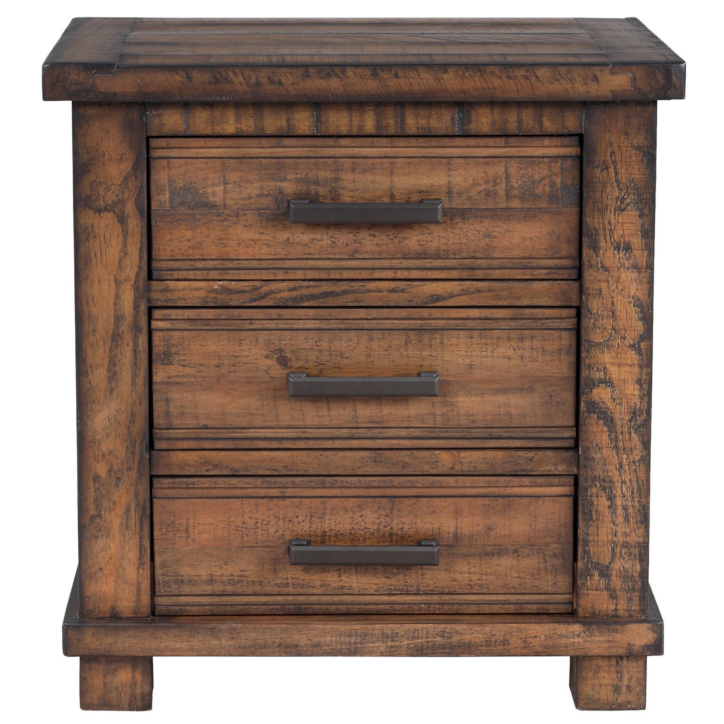 Drawer Reclaimed Solid Wood Framhouse Nightstand - Natural - The Sleep Loft - Online Mattress Showroom NYC