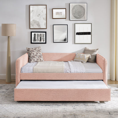 Upholstered Daybed With Pop Up Trundle - The Sleep Loft - Online Mattress Showroom NYC