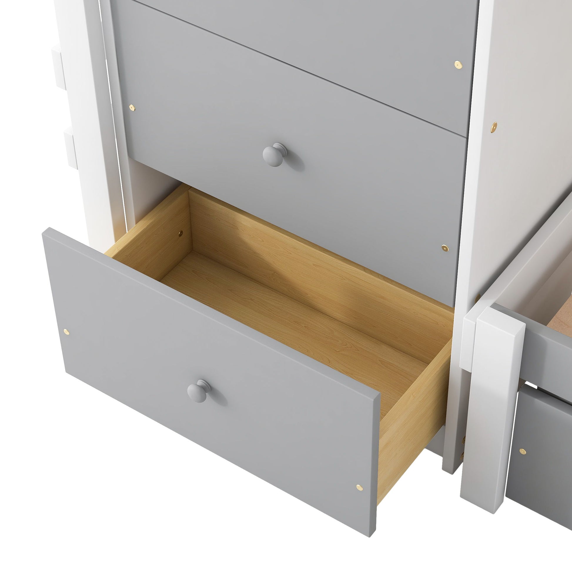 Loft Bunk Bed With Drawers And Ladder - The Sleep Loft - Online Mattress Showroom NYC