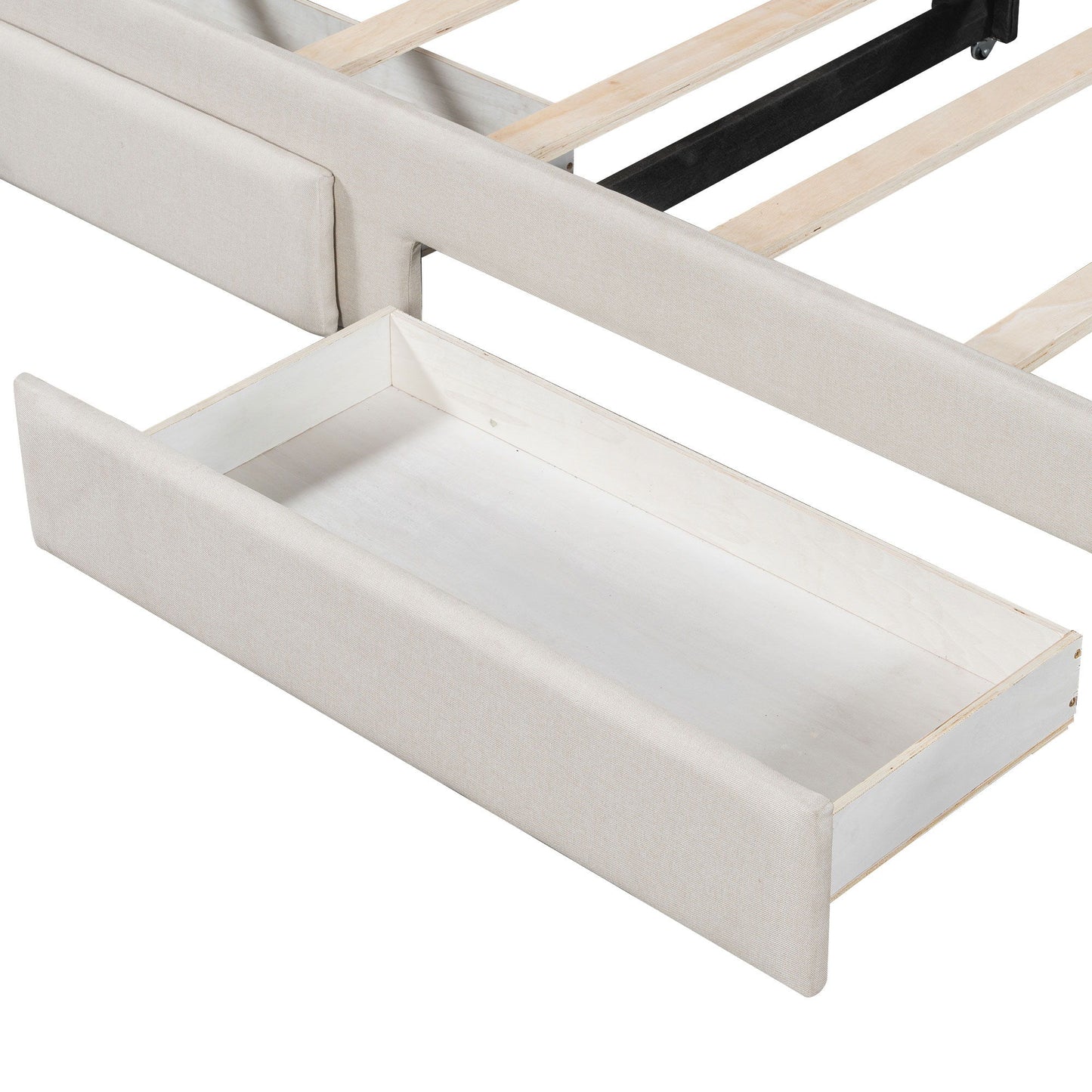 Extendable Daybed With LED Light And 2 Storage Drawers - The Sleep Loft - Online Mattress Showroom NYC