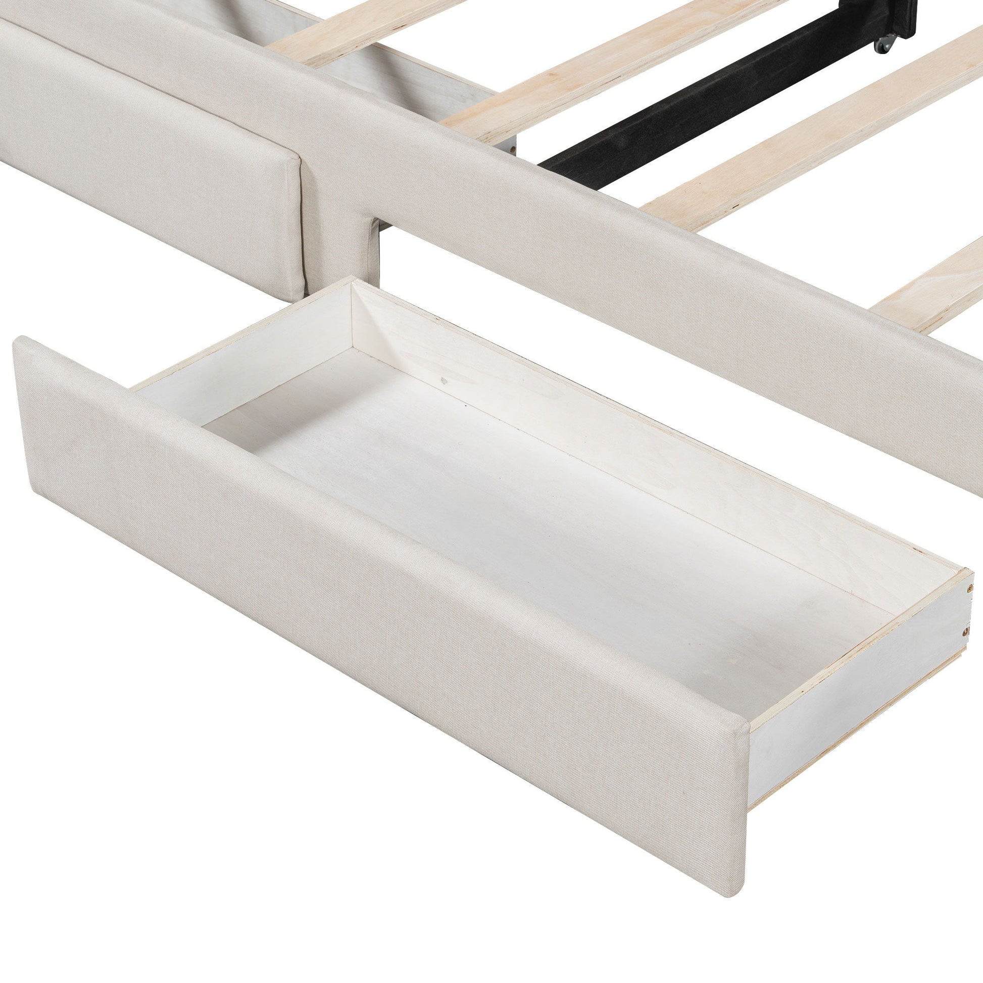 Extendable Daybed With LED Light And 2 Storage Drawers - The Sleep Loft - Online Mattress Showroom NYC