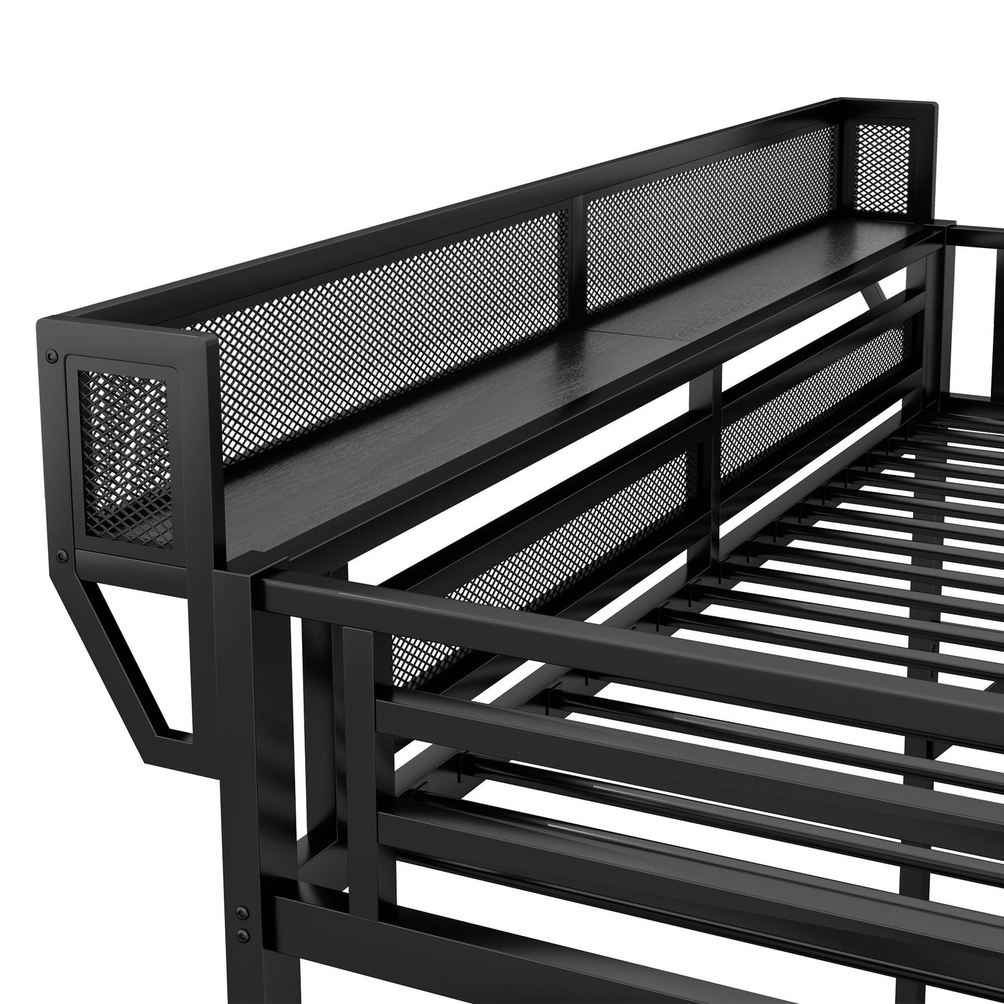 Loft Bed With Storage Shelves, Wardrobe - The Sleep Loft - Online Mattress Showroom NYC