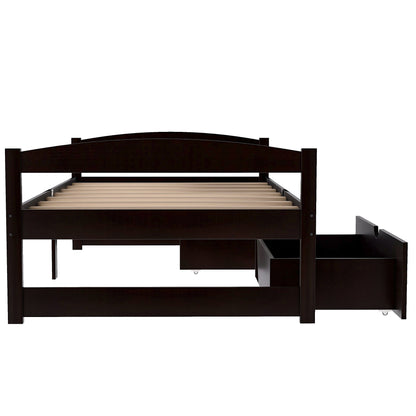 Platform Bed With 2 Drawers - The Sleep Loft - Online Mattress Showroom NYC