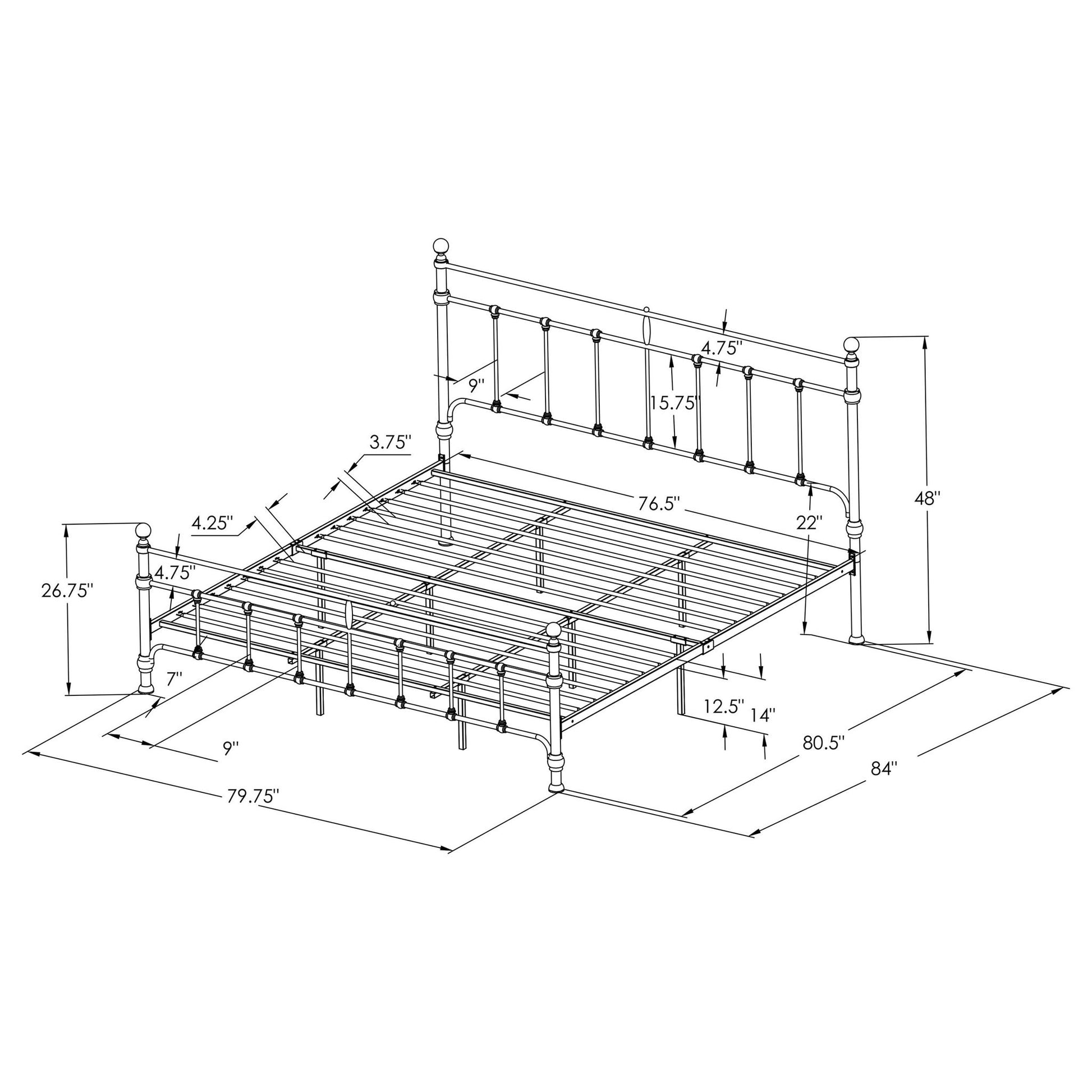 Durango - Open Frame Bed - The Sleep Loft - Online Mattress Showroom NYC