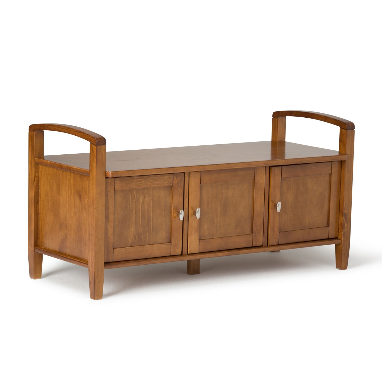 Warm Shaker - Handcrafted Entryway Storage Bench - The Sleep Loft - Online Mattress Showroom NYC