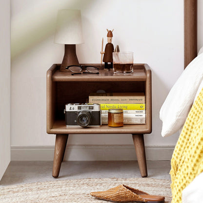 Bedside Cabinet, Modern Simple Nightstands European Beech - The Sleep Loft - Online Mattress Showroom NYC