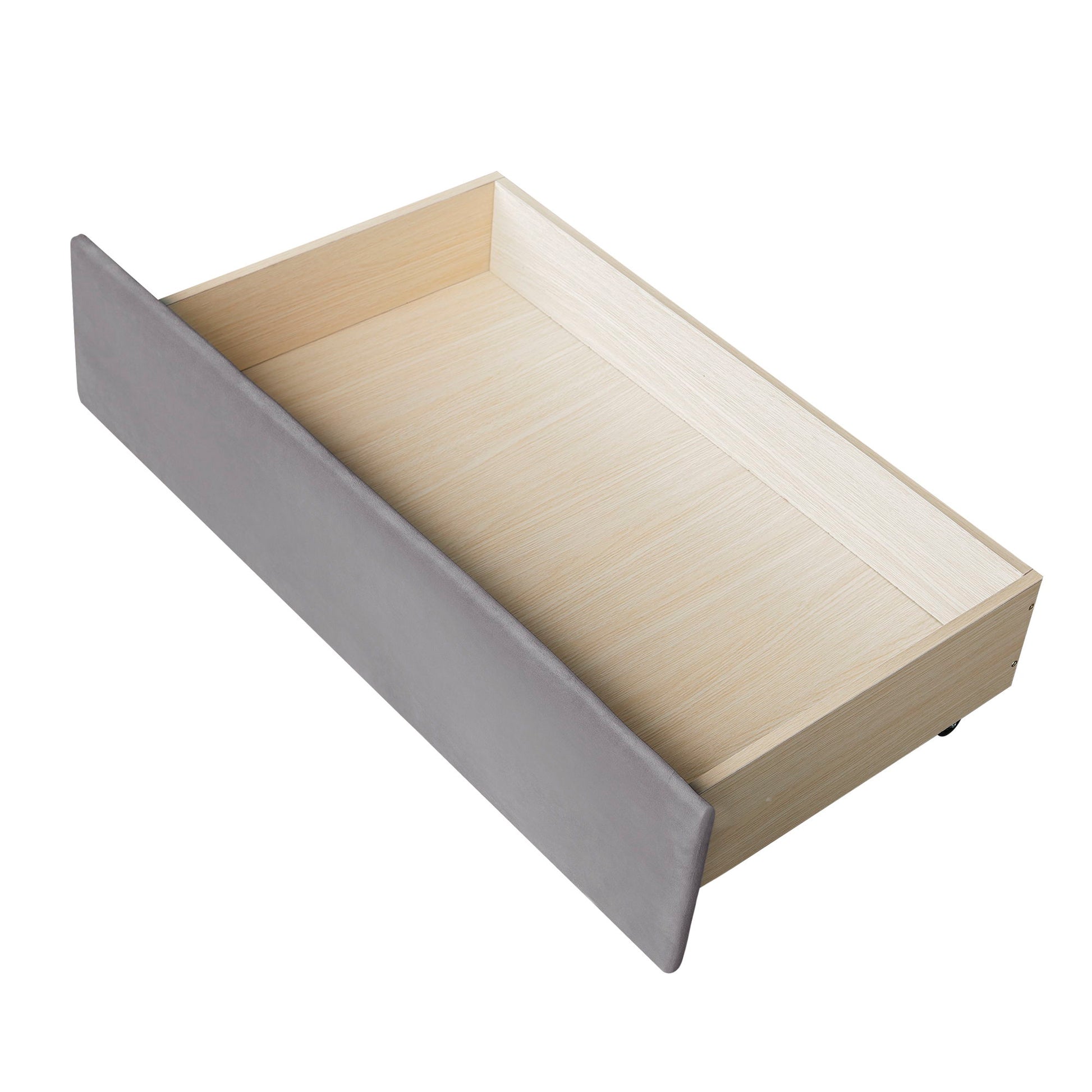 Upholstered Daybed With Two Drawers And Wood Slat - The Sleep Loft - Online Mattress Showroom NYC