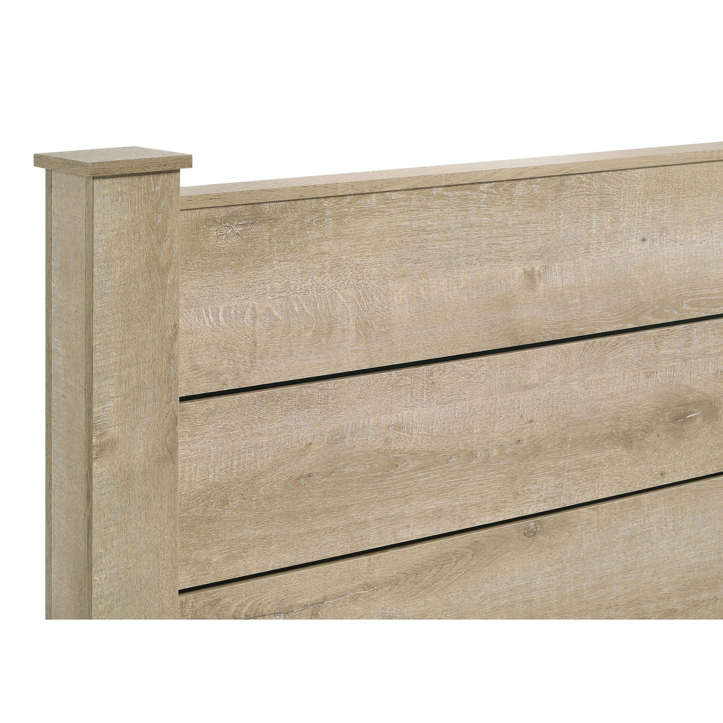 Sansome - Queen Panel Bed - Oak - The Sleep Loft - Online Mattress Showroom NYC